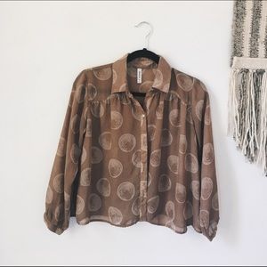 Button down collar shirt